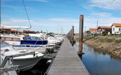 Le dragage du port de La Teste de Buch